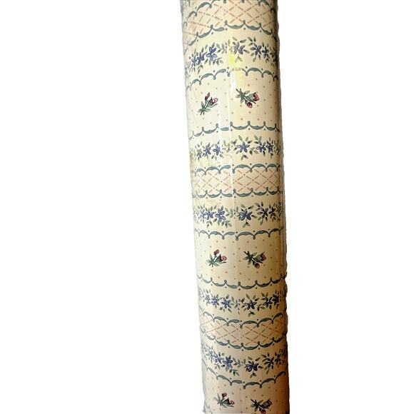 EISENHART Vtg Wallcovering Prepasted Wallpaper FLORAL 1 Double Roll 56.2‎ Sq Ft. - Picture 3 of 6